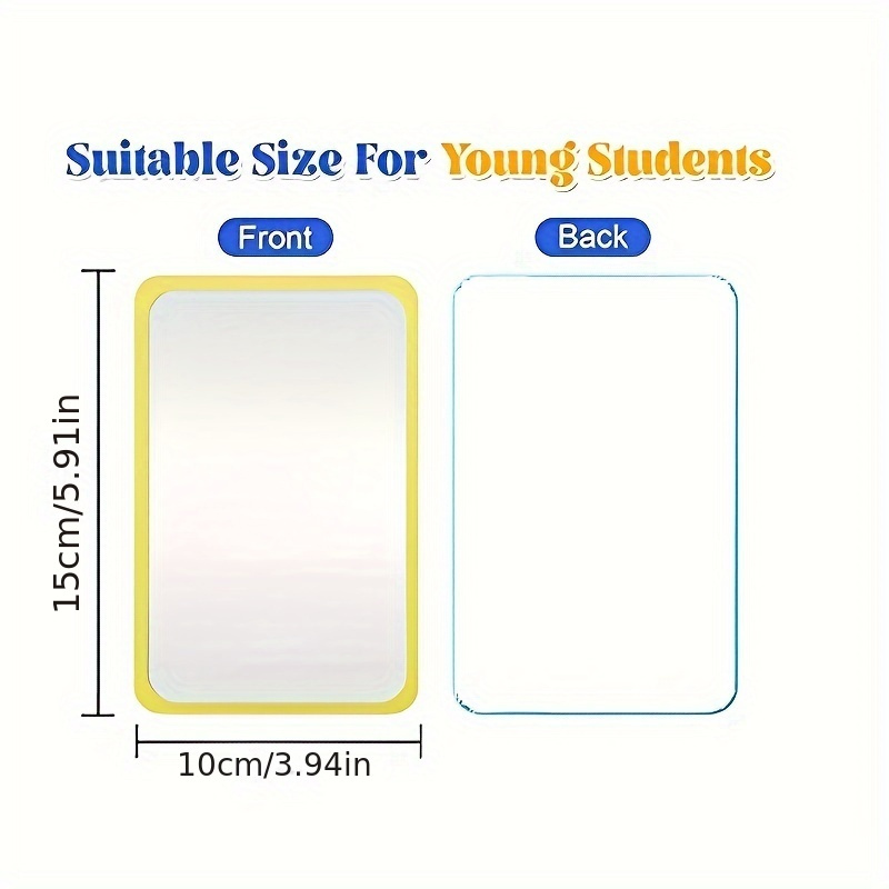 1pc Unbreakable Mirror, Thickened Acrylic Mirror Panel, Mini