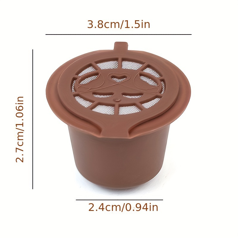 3 шт. совместимые с капсулами для кофе оболочками циркуляционная оболочка многоразовая наполнение кофейного порошка фильтр подробности 2
