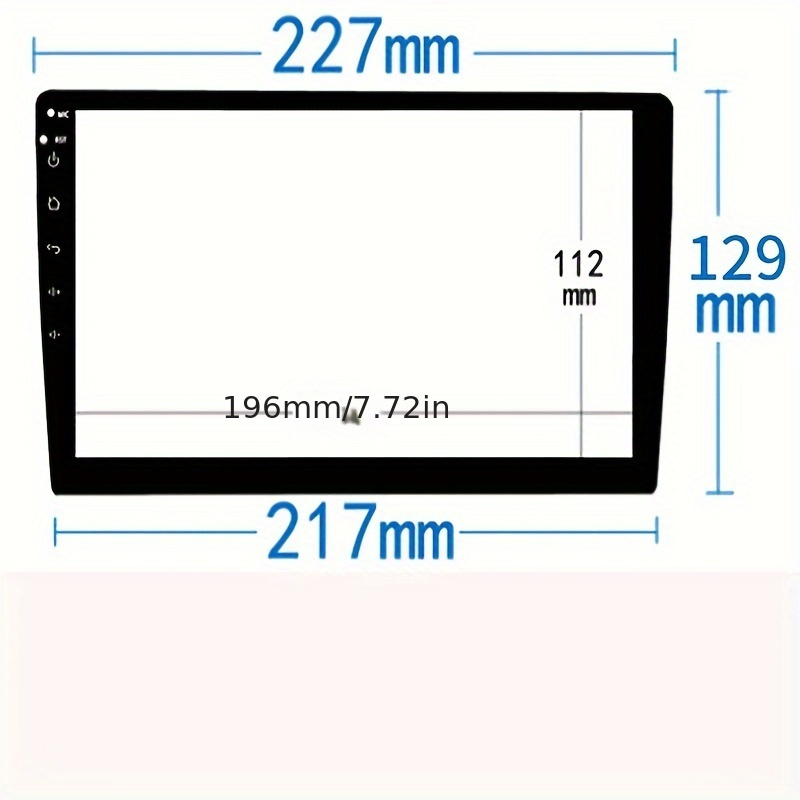 Film de Protection Transparent pour écran de Tableau de Bord LCD