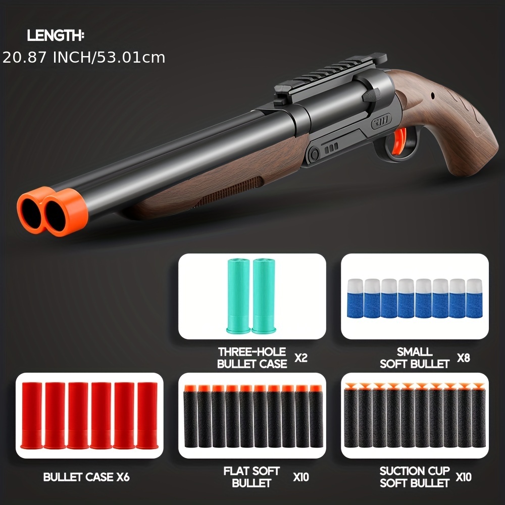 Blaster Shots Hot Selling Soft Dart Blaster Handheld EVA Form Soft Bullet  Gun Toy Gun Compatible with N-E-R-F Guns Darts Boy Toys - China Gun Toy and  Soft Dart Gun price
