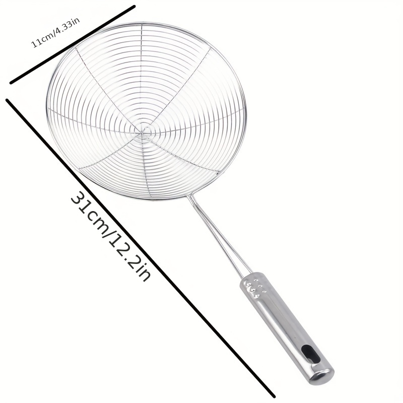 Noodle Colander Hot Pot Leak Spoon Reinforced Mesh No Magnetic