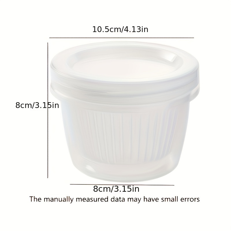 Food Drain Box, Thickened Transparent Double-layer Fresh-keeping