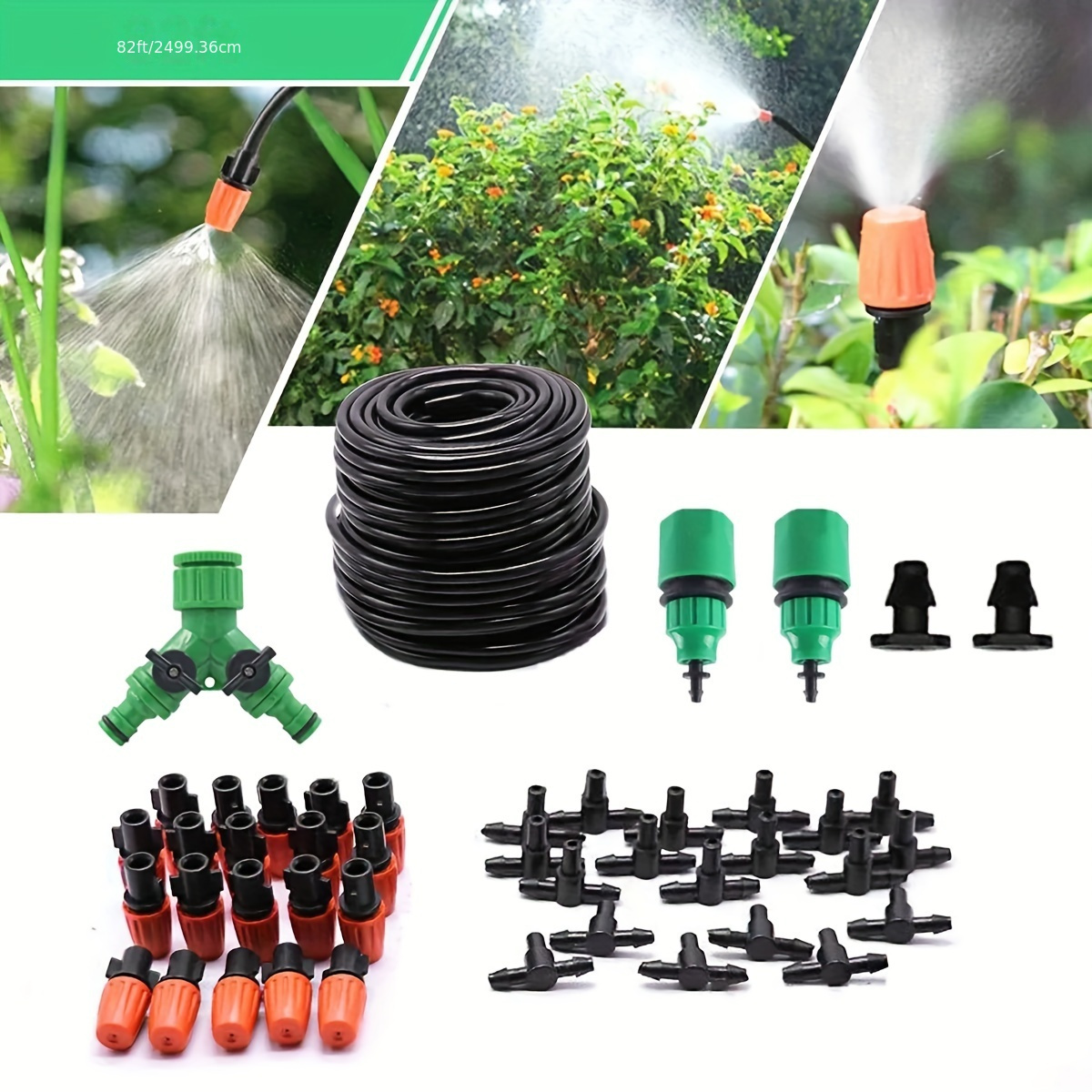 Kit Sistema De Riego Por Goteo Boquillas Jardin