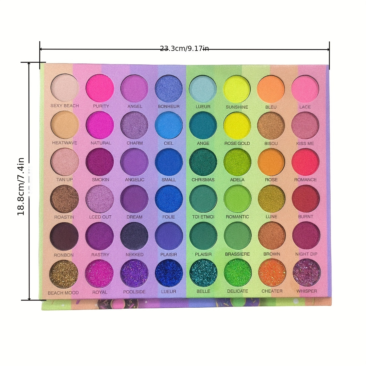  142 Colors Pigmented Shimmer Matte Eyeshadow Palette