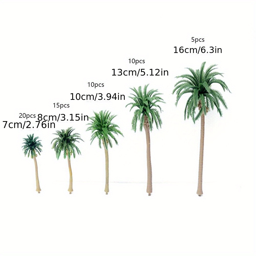 Golden Coconut Tree Artwork Ornaments Desk Decoration Black