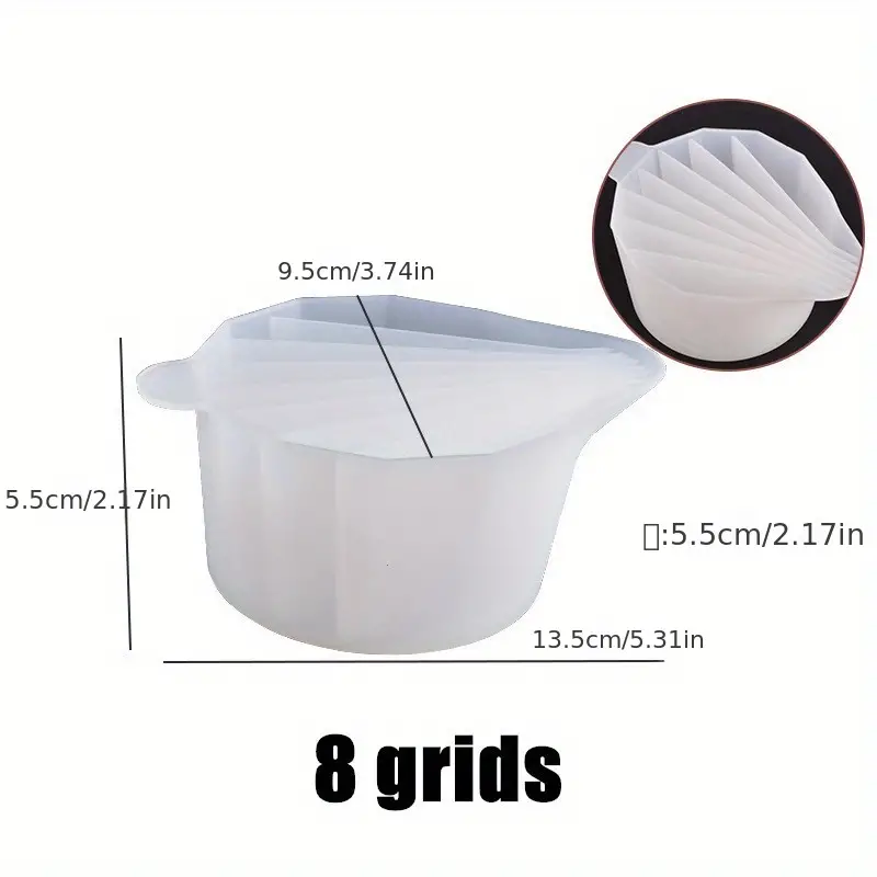 2 8 Grips White Silicone Split Cups Reusable Resin Color - Temu