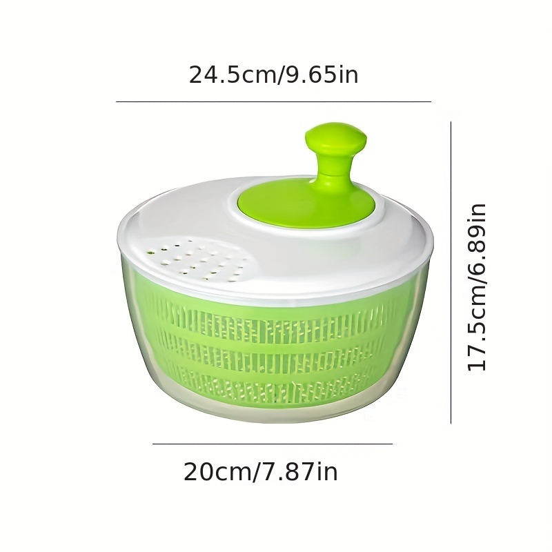  Focket Salad Spinner, Multi Use Stainless Steel