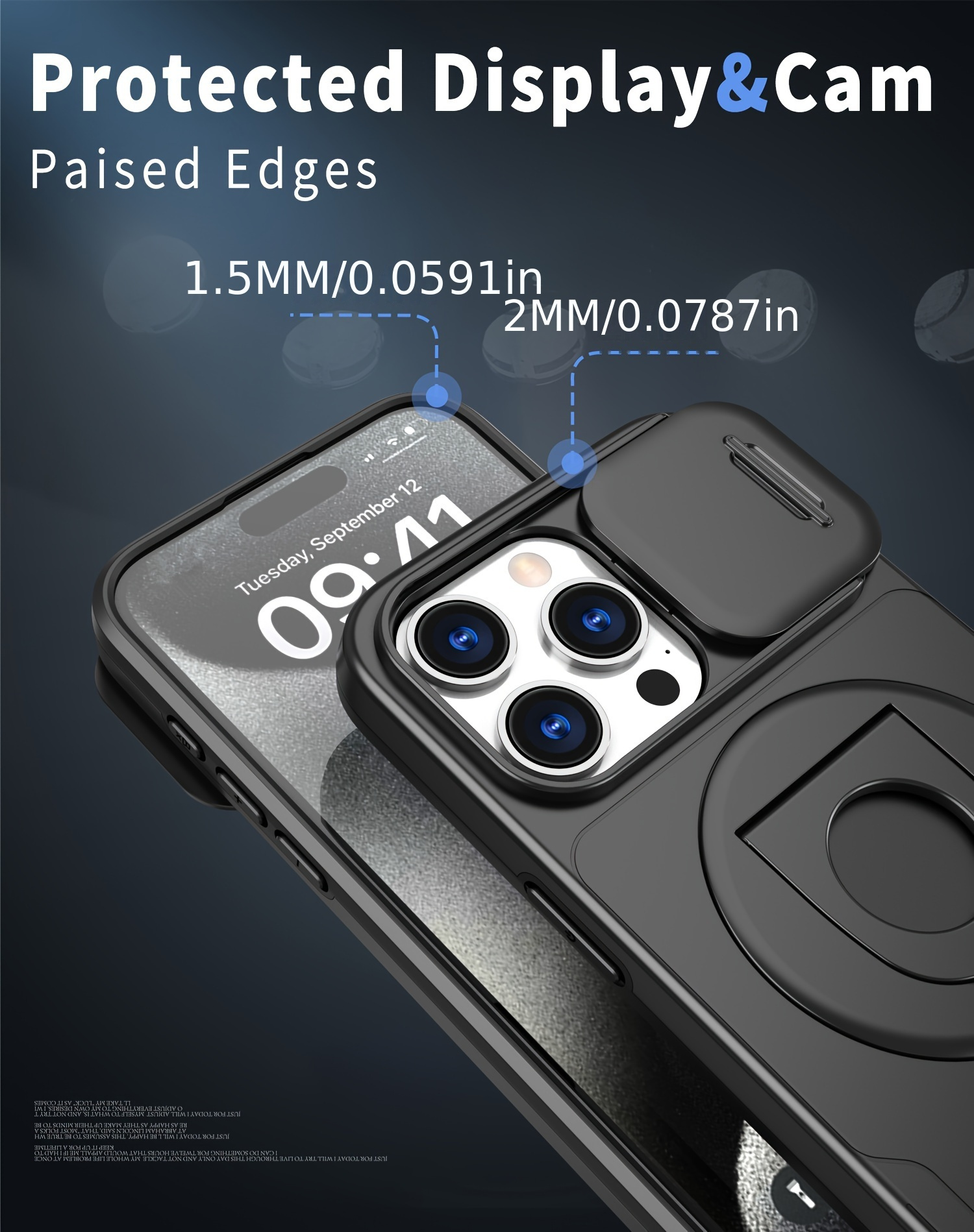 extraordinary for iphone 15 15 pro 15 plus 15 pro max phone case 360 rotation magnetic suction finger ring phone protective case with car mount function wireless charging push window lens protective phone cover details 3