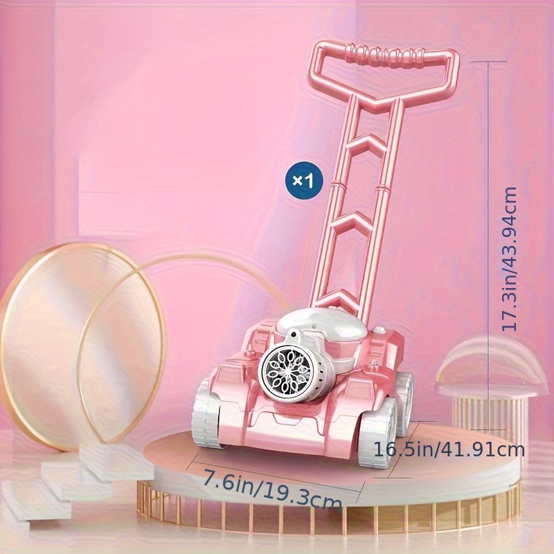 bubble lawn mower bubble blowing push toys ovear years old Temu