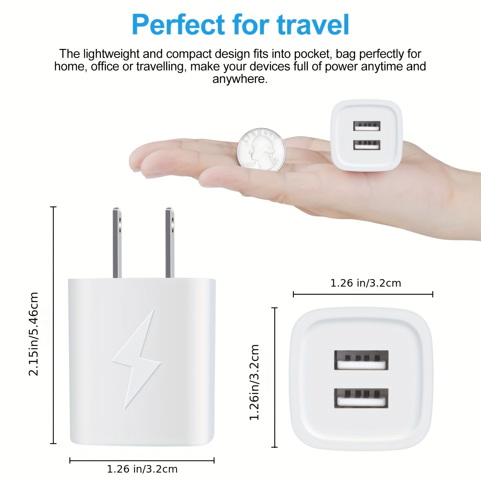 USB Wall Charger Is Compact and Powers Up Your Devices Fast