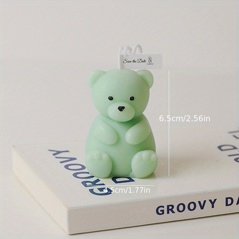 Large And Small Sitting Bear Candle Mold Cartoon Animal - Temu Philippines