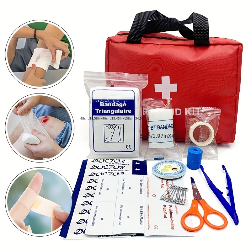 13-in-1 First Aid Kit For Home/business/school - Emergency Kit/car