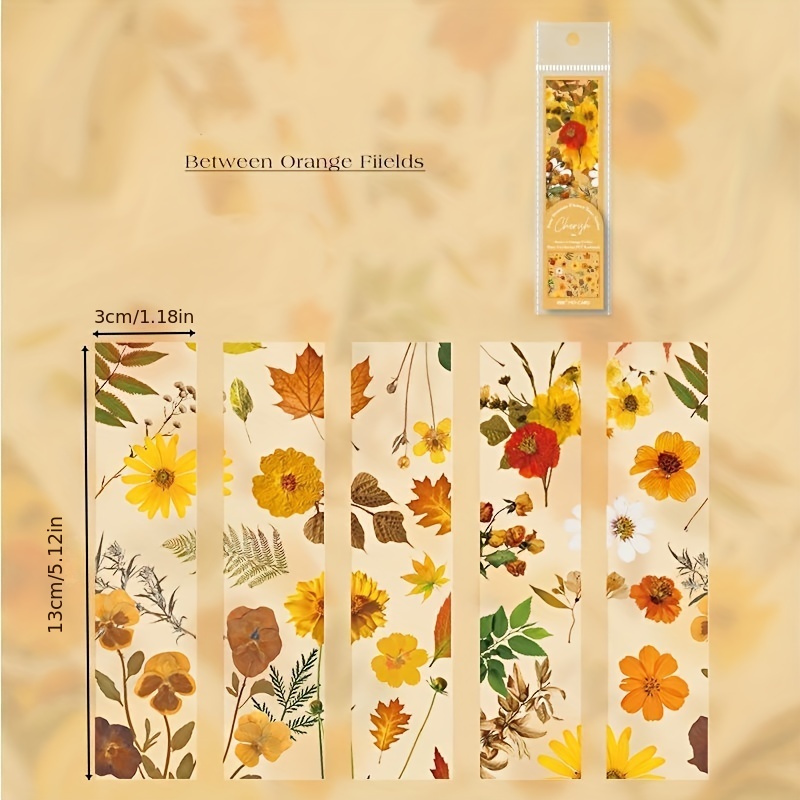 Flower Transparent Acrylic Bookmark - Temu