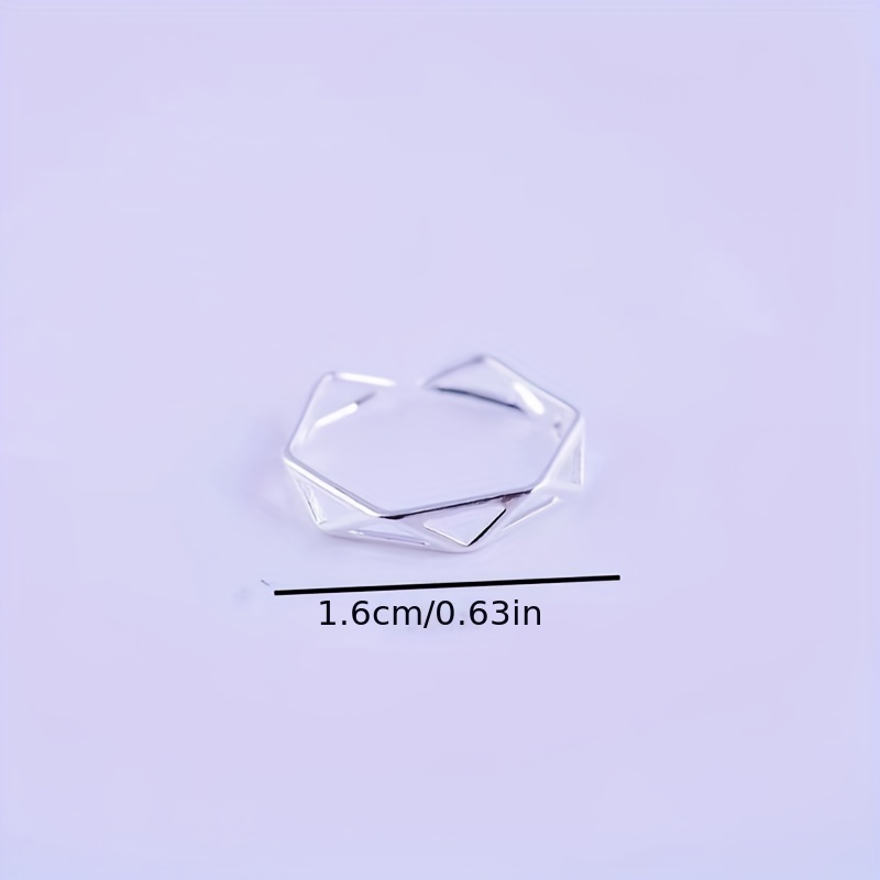 Men's Geometric Ring Adjustable Couple Ring