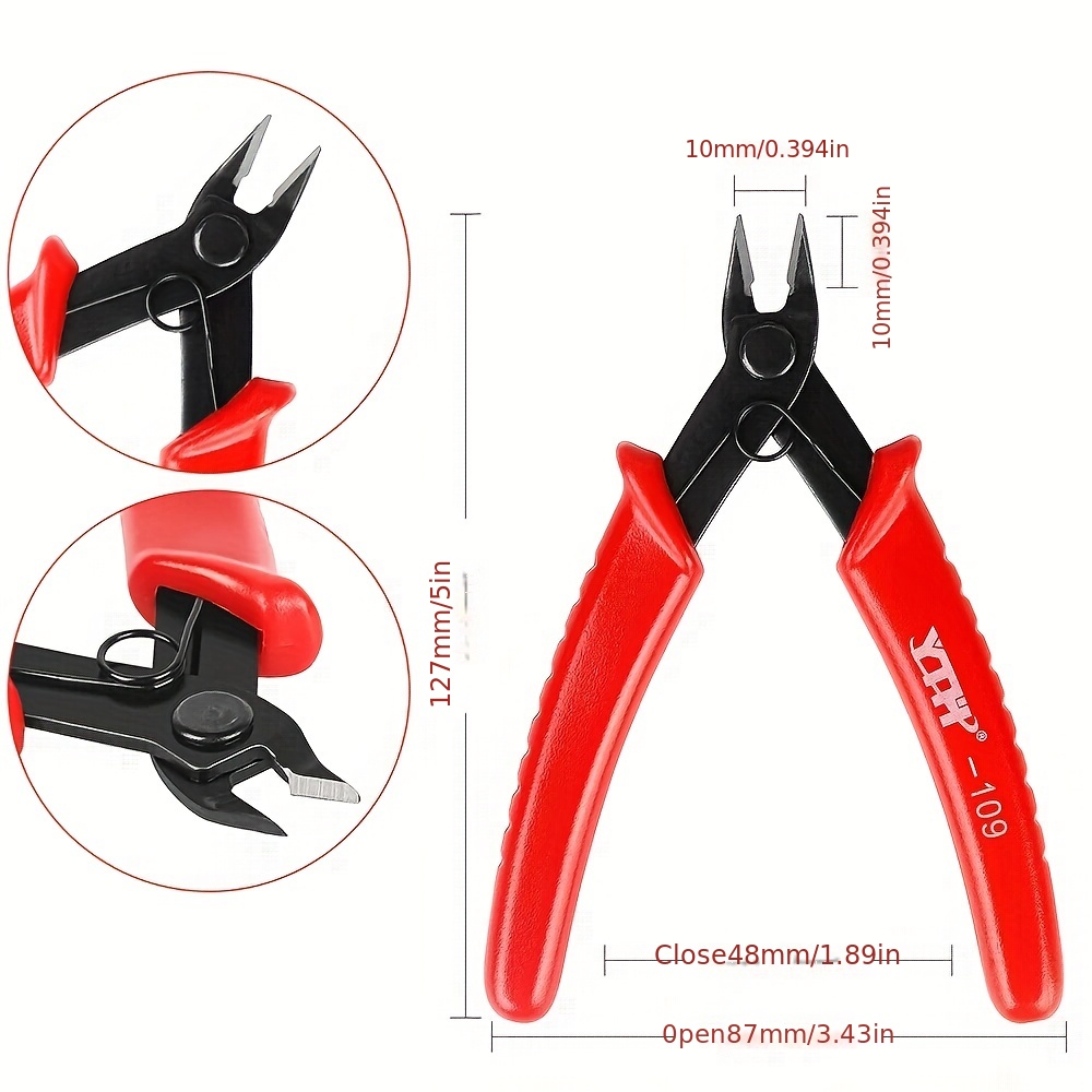 Alicates Oblicuos Acero Carbono Cables Alambres Alicates - Temu Spain