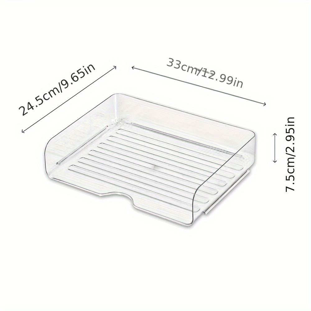 Tomorotec Desk Letter Tray Set, A4 Size Clear PET Stackable Document  Organizer Office Desktop File Paper Holder Book Storage Rack Side Load  Anti-Skid Stacking Support Convex Bottom (4X Landscape) - Yahoo Shopping