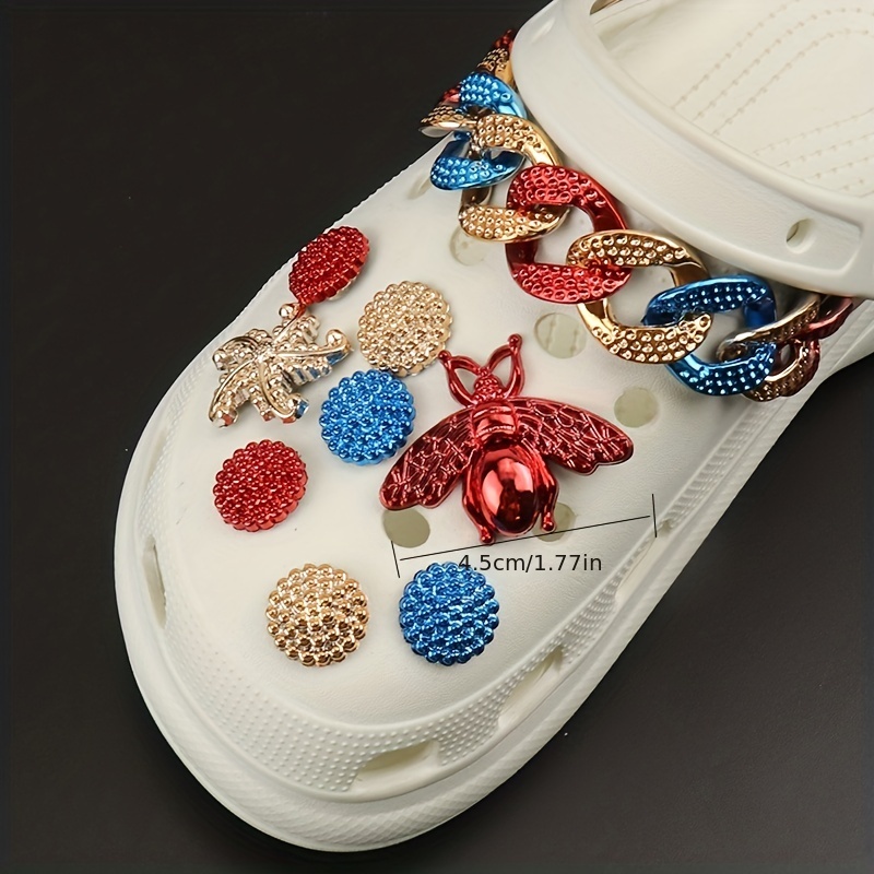 Bee Croc Charms Aesthetic Bee Shoe Clips Colorful Clogs Charms