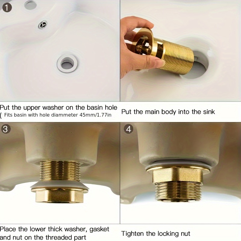 Stainless Steel Pop-Up Sink Drain Stopper with Painted Finish, Suitable for Bathroom and Kitchen Drains, Manual Operation, Matte Black, Golden Pull, Electroplated Silver, Available in Three Colors