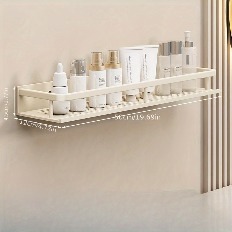 Bathroom Shower Shelf With Hooks And Shower Rack, Punch-free  Multi-functional Storage Rack, Shower Caddy Bathroom Trays, High Quality  Abs Material Bathroom Hanging Shelf, Bathroom Accessories - Temu