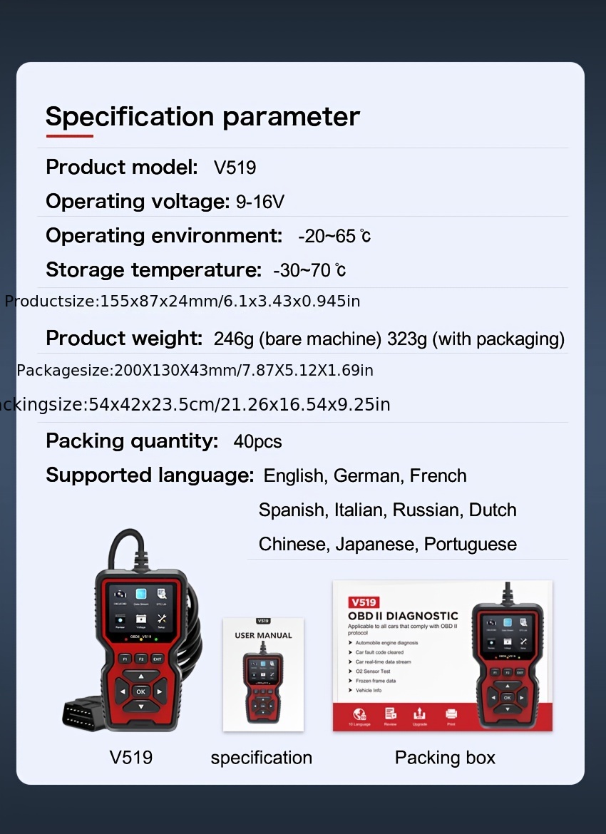 Check Car Engine OBD2 Scanner Live Data Stream EOBD Code Reader Diagnostic  Tool 723120297388