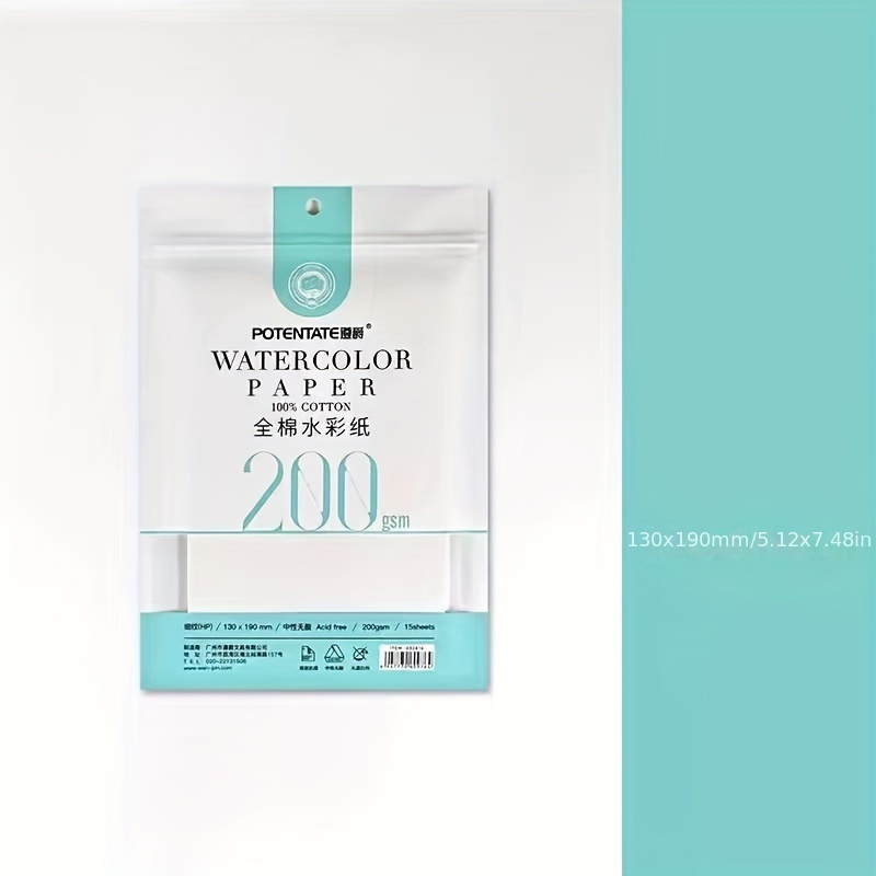 20pcs Watercolor Paper Water Color Paper 9x12 Inches 140lb/300gsm