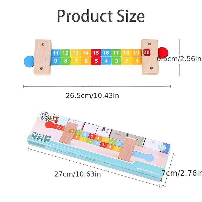 Montessori Kids Arithmetic Toys Number - Temu