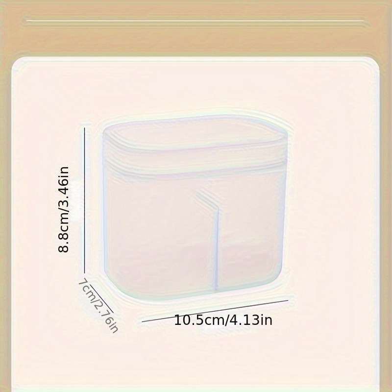 Transparent Double lattice Cotton Swab Box Dust proof Dental - Temu