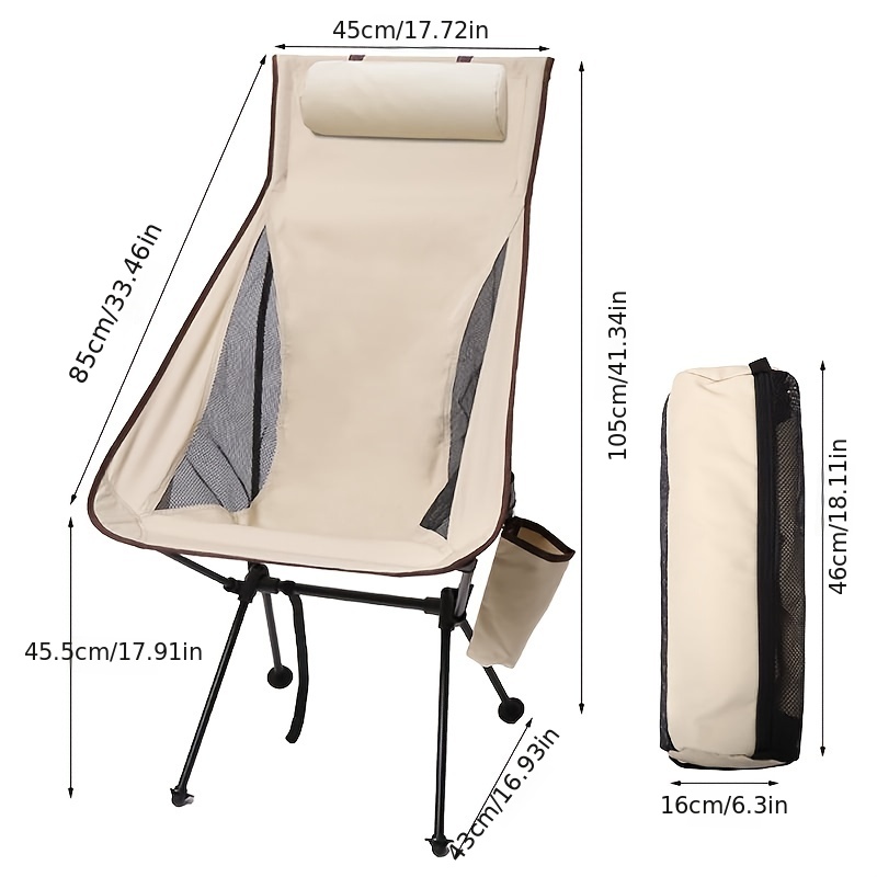 Ultraleichter Campingstuhl Faltbarer Strandstuhl Reisefischen Freizeitstühle Aluminiumlegierung Atmungsaktiver BBQ-Hocker Picknick-Sitz