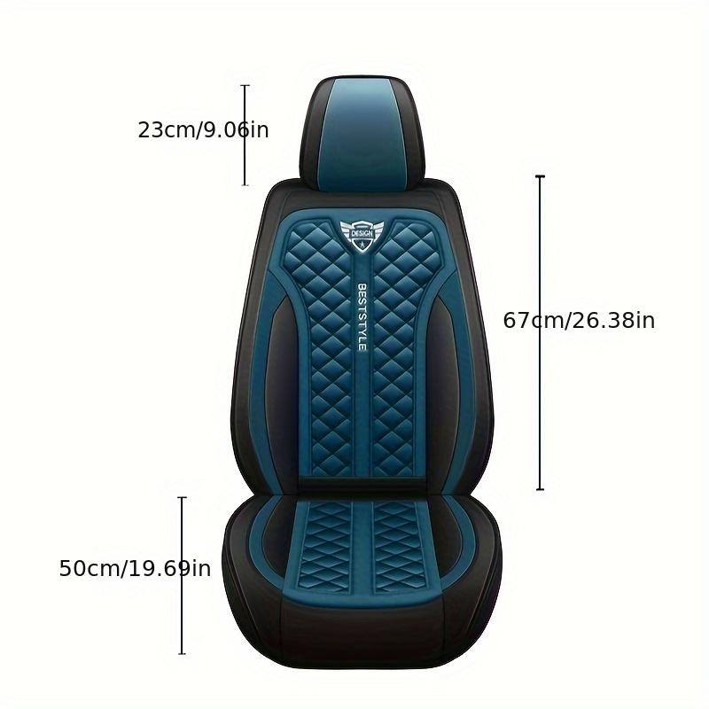 Pu Leather Car Seat Cover Faux Leather Car Seat Cover Car - Temu