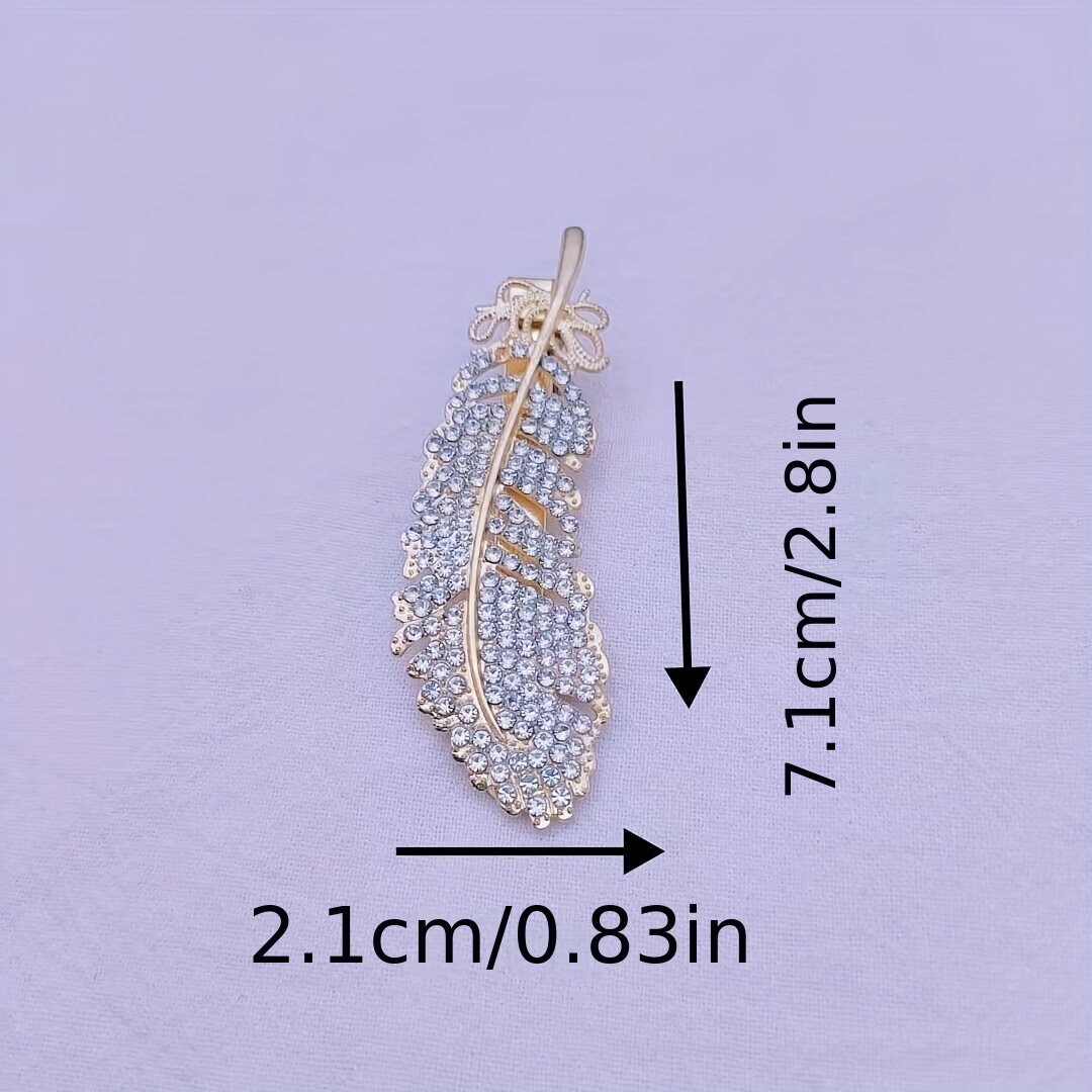 Rhinestone Side Clip Hair Accessory for Women