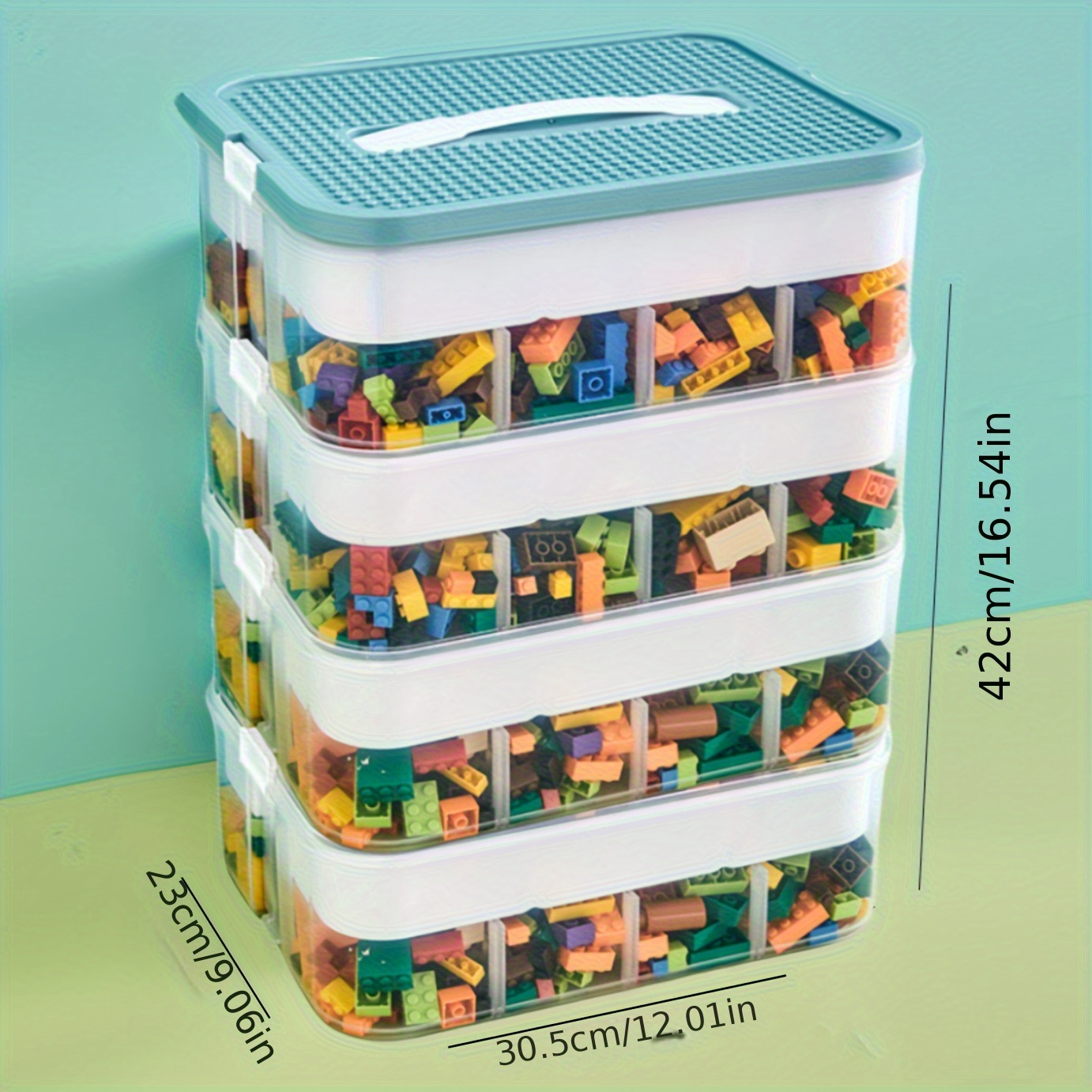 .com: Bins & Things Lego-Compatible Storage Container Bundle with  Lego Compatible Building Baseplate, Ultimate Building Brick Storage Set :  Baby