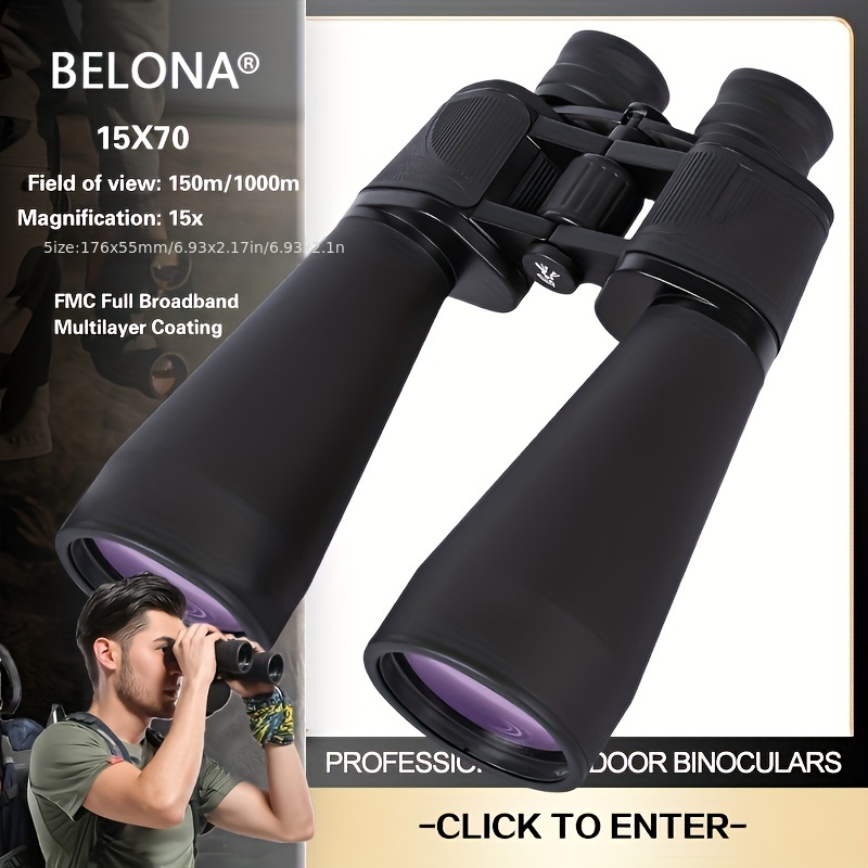 Binoculares de alta definición 180X100 largo alcance zoom telescopio para  caza