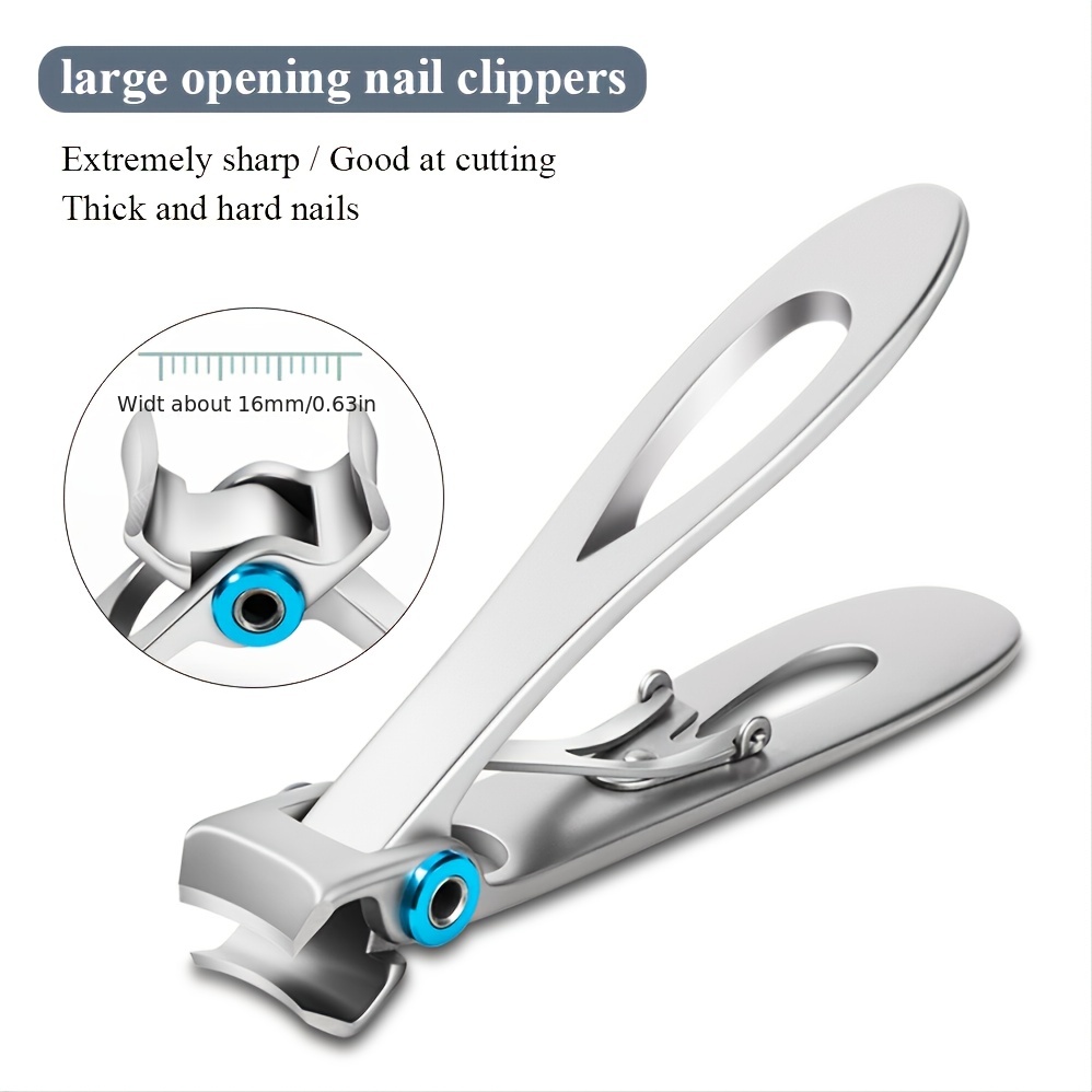 Extra Large Toe Nail Clippers For Thick Hard Nail Cutter Heavy Duty  Stainless US