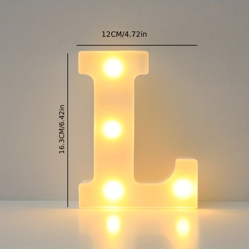Letter Light Light Up Letter Sign For Night Light - Temu