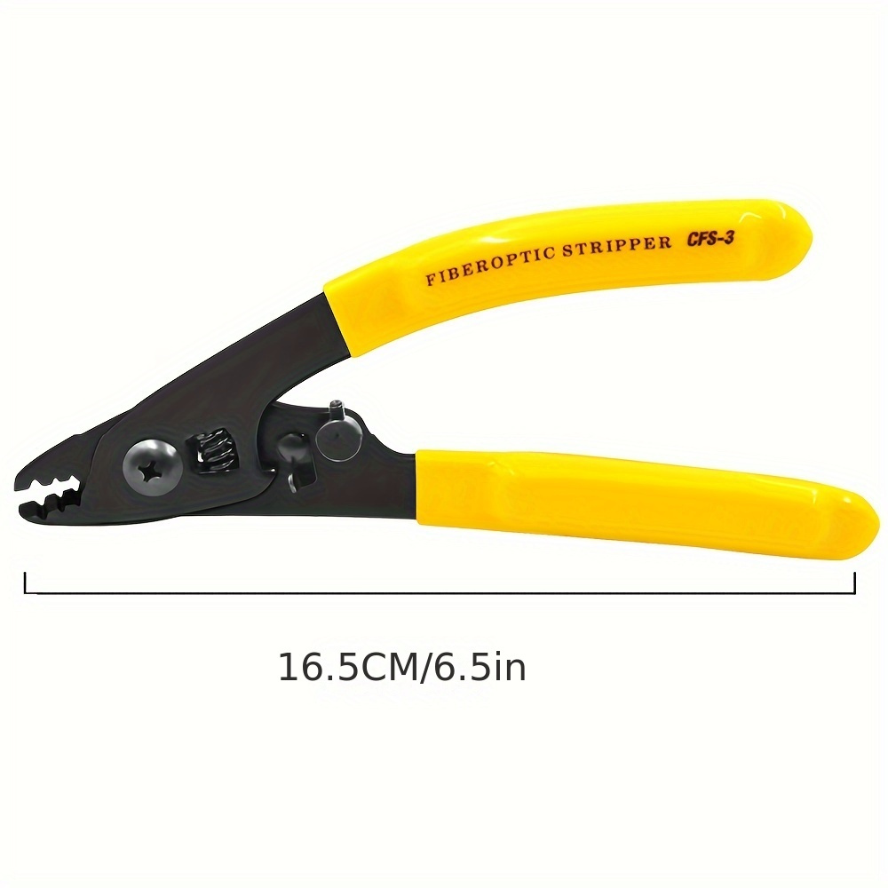 Cfs-3 Fiber Optical Stripper Pliers 3-port Wire Strippers Ftth Optic Fast  Stripping Pliers tool Supplies