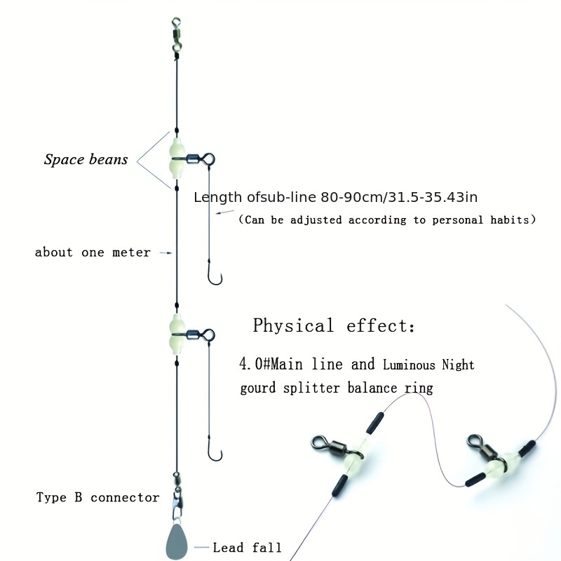 Luminous 3 way Barrel Swivels Perfect Fishing Ball Bearing - Temu