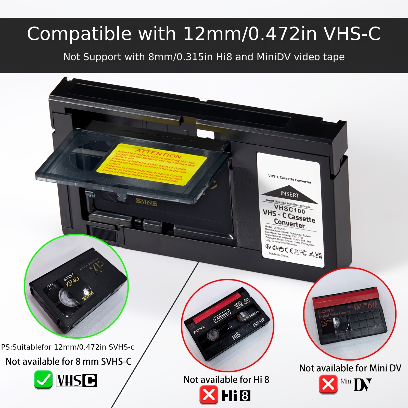 Cassette Adaptador Mini Dv A Usb Panasonic Corp Panasonic MiniDV