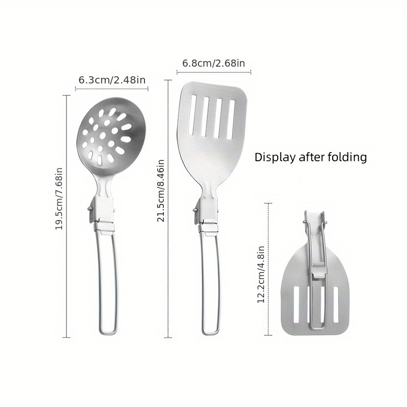 Folding Chef Spatula Camping Utensil