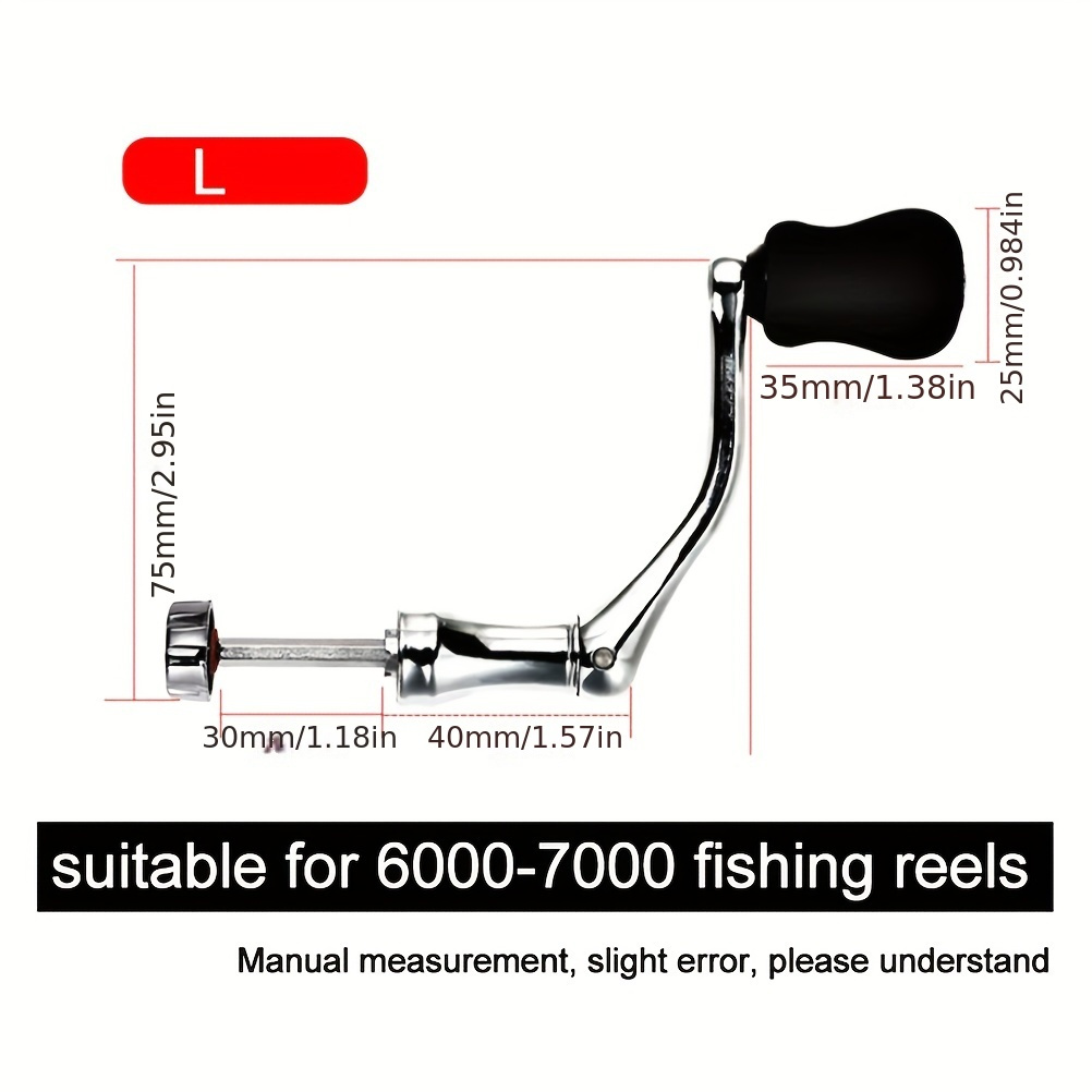 S Spinning Reel Handle Metal Fishing Spinning Reel Crank - Temu