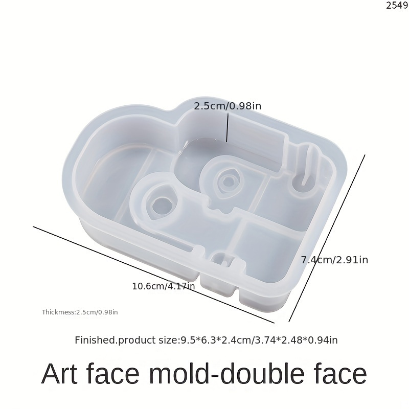 Artistic Human Face Candle Making Silicone Mold Abstract - Temu