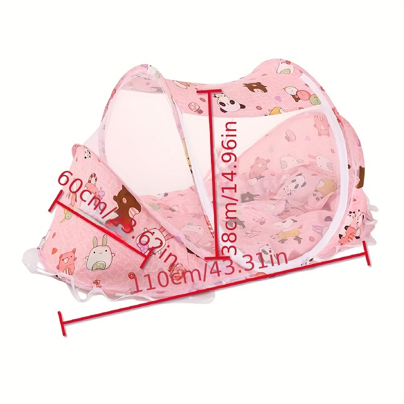 Cartoon Mosquito Net Bed for Babies