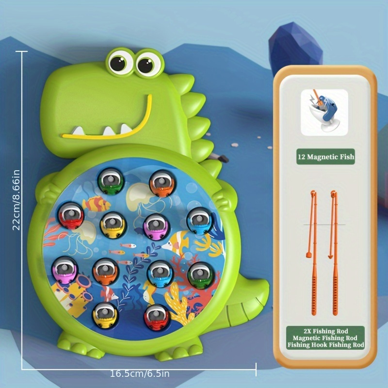 Fishing Toys Set Magnetic Dinosaur Fishing Toys - Temu United Kingdom