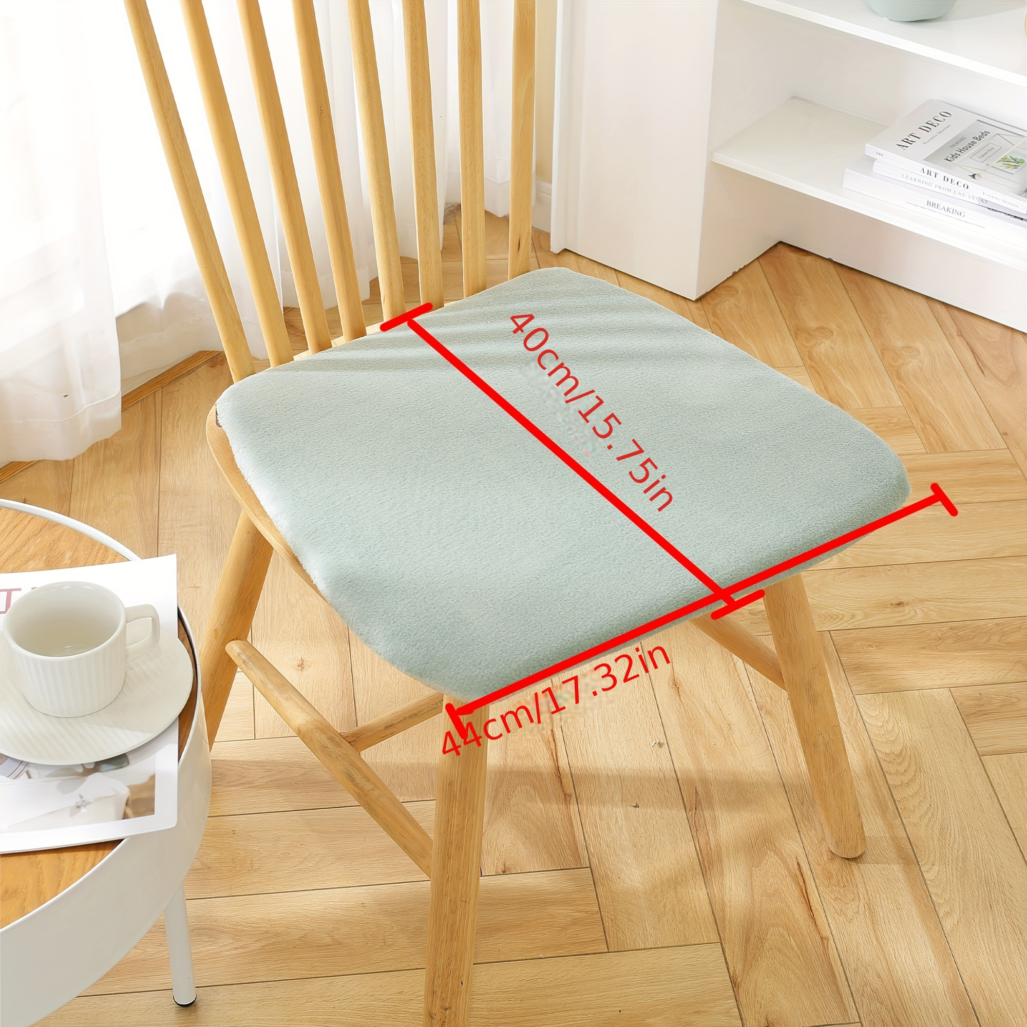 Chair Cushion With Ties For Dining Chairs Memory Foam Non - Temu