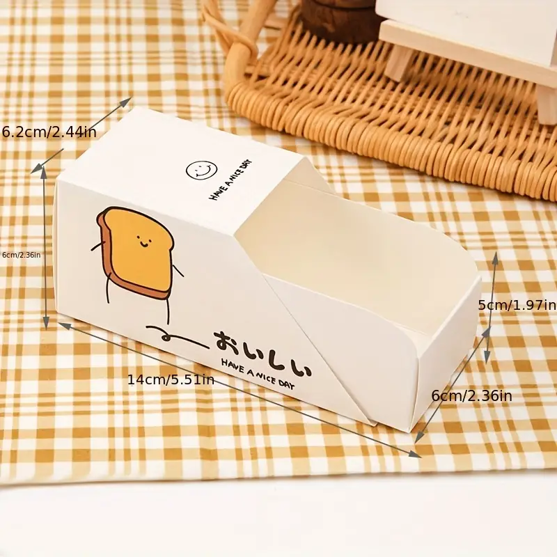 Disposable Toast Bags Cute Printed Sandwich Wrappers - Temu