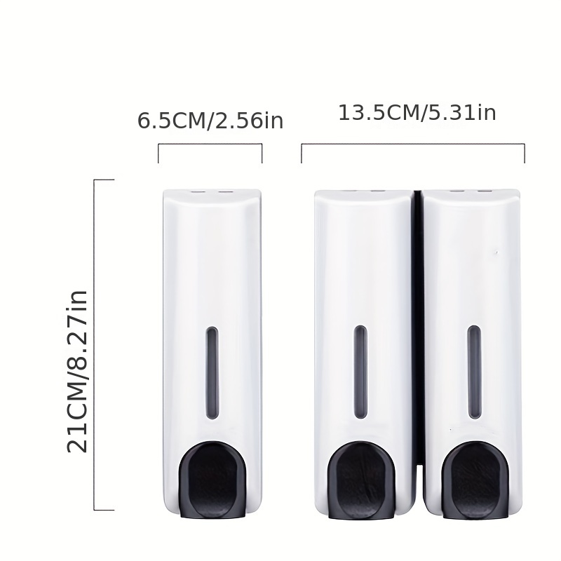 Wall Mounted Manual Press Soap Dispenser Stainless Steel