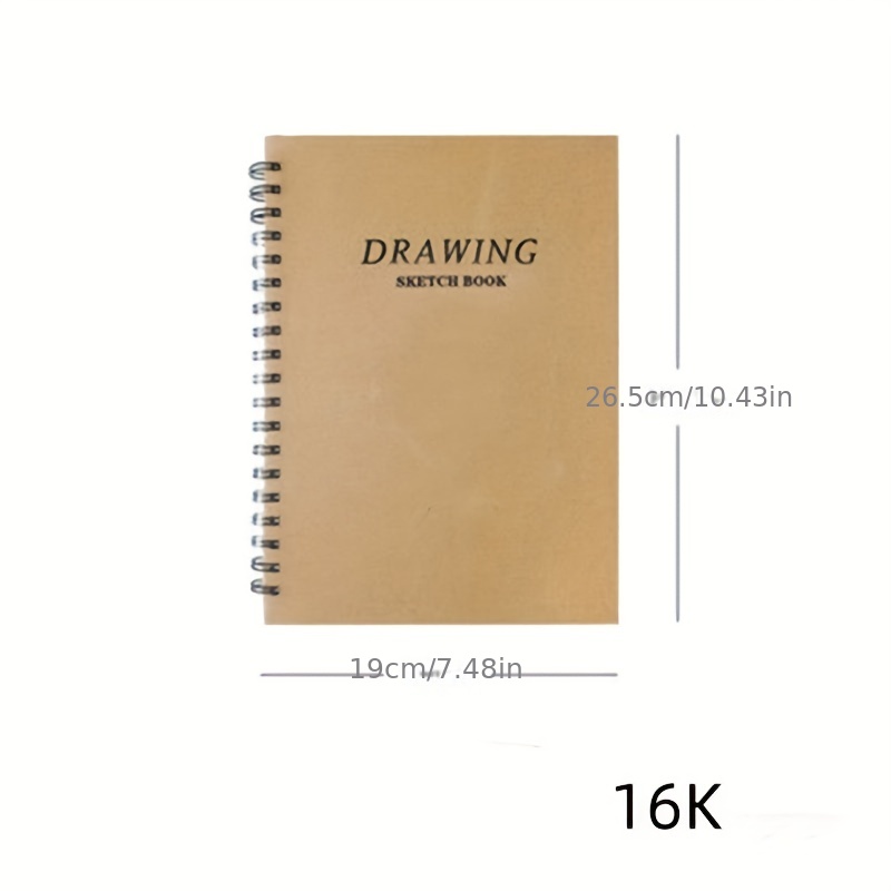 160GSM Sketchbook for Drawing Notebook A4 Coloring Books Aesthetic