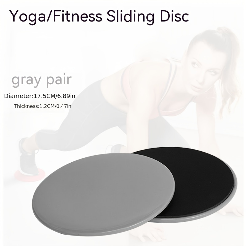 Yoga Slider,2Pcs Oval Yoga Sliding Fitness Sliding Disc Fitness