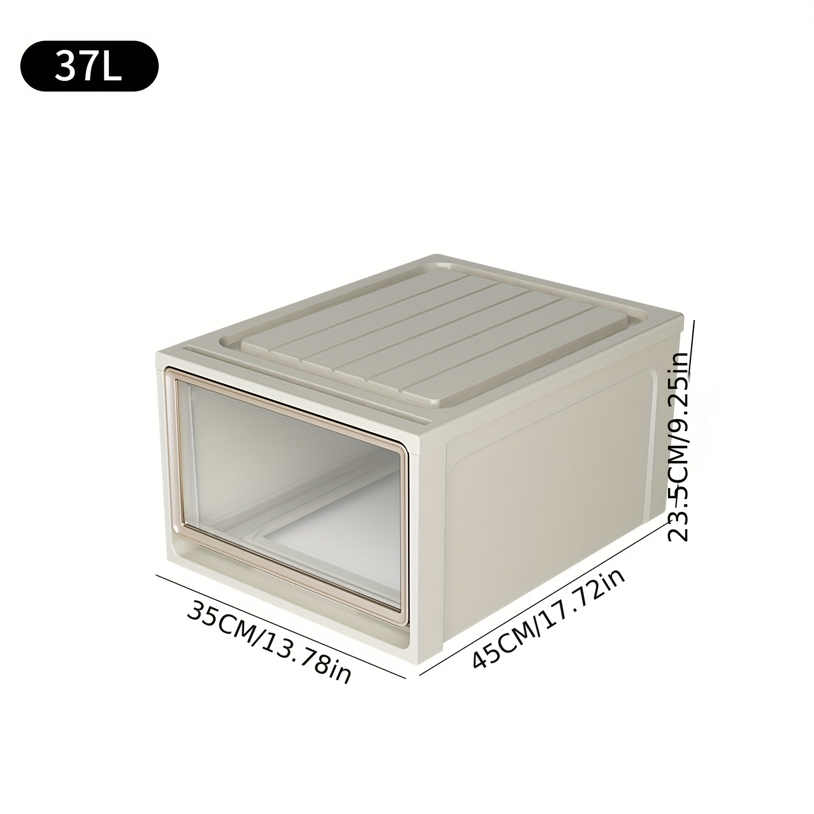 Storage box Transparent 25L / Ready Stock Malaysia Seller / Transparent  Storage Box / 25L / Storage box