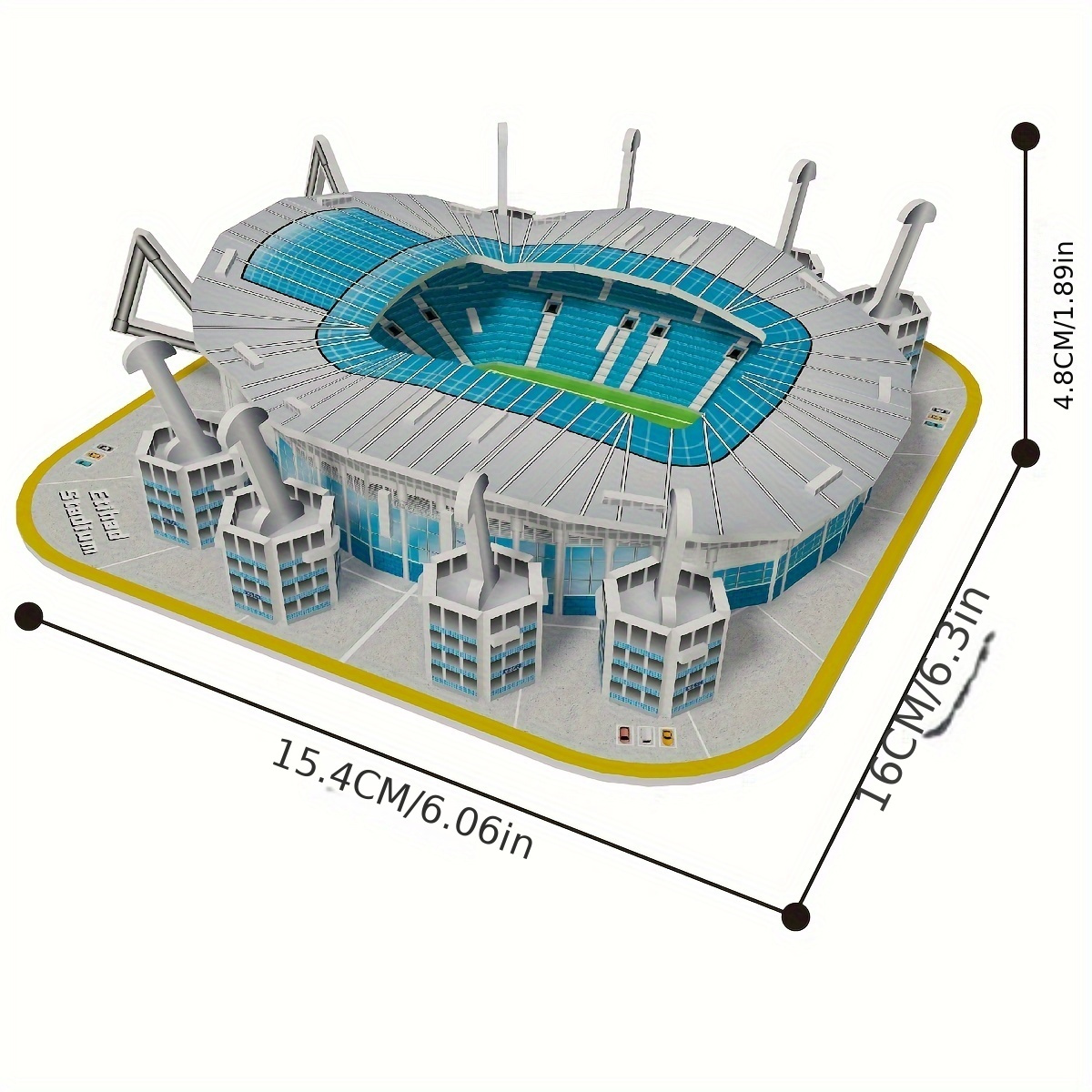 Stade Célèbre 3D Puzzle Modèle De Terrain De Football Jouet - Temu