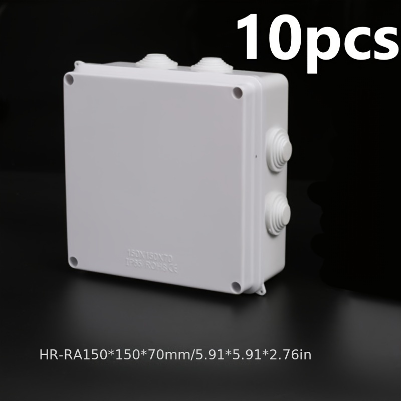 F-type transparent waterproof box Outdoor monitoring box Outdoor waterproof  junction box ABS Plastic terminal seal switch box